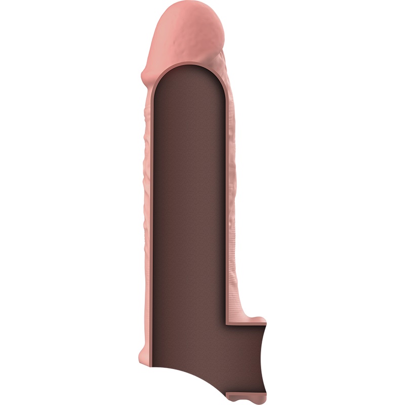 Increase your girth and intensify the pleasure for both of y... VirilXL - V9 Penis Extender - Flesh photo-6