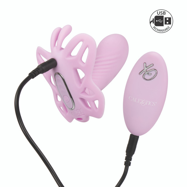 Prepare to be thrusted into a world of full-contact stimulat... CEN - Venus G Butterfly Vibrator - Purple photo-5