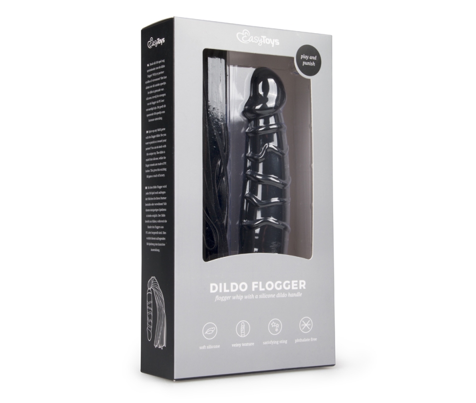 Spice up any S&M game with this flogger dildo! Do you want t... Easytoys - Flogger Dildo - Black photo-5