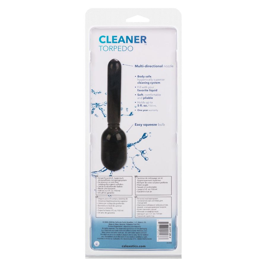 Keep yourself safe, spotless, and sexy with the Cleaner Torp... CEN - Cleaner Torpedo - Black photo-5