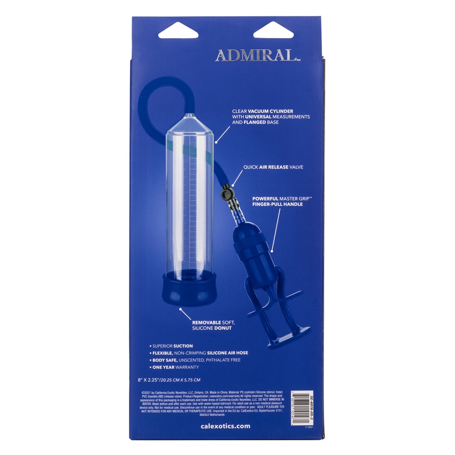 Extend toward uncharted territories and expand sexual desire... CEN - Admiral Sta-Hard Pump - Blue photo-7