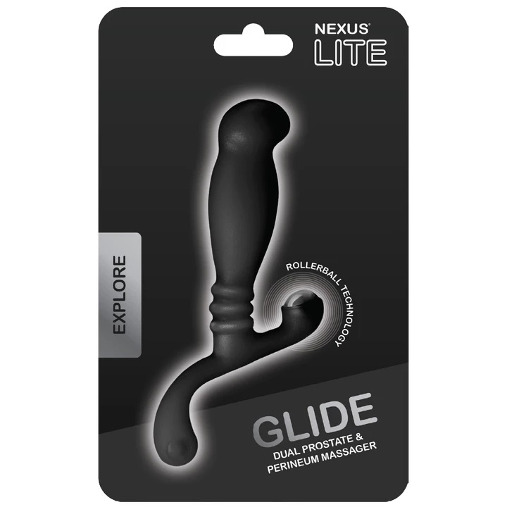This Glide prostate stimulator is ideal for anal toy lovers!... Nexus - Glide Prostate Massager - Black photo-4