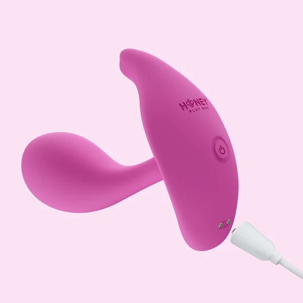 Designed with hands-free enjoyment in mind, OLY 2 features a... Honey Play Box - Oly 2 Sensing App Vibrator - Pink photo-6