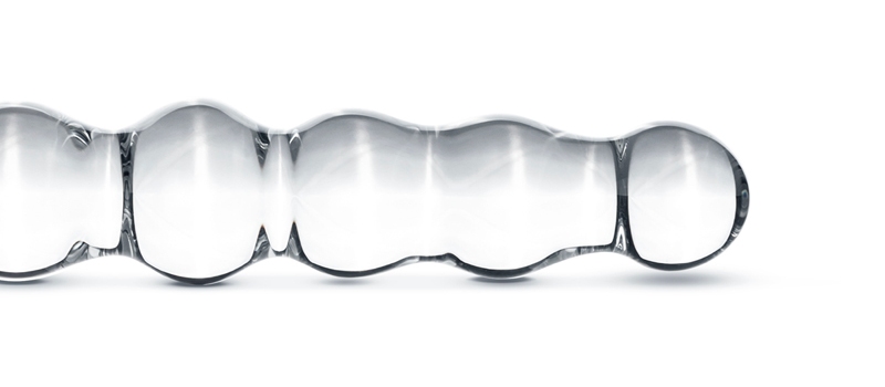This beaded dildo is indispensable in every nightstand. The ... Gildo - Glass Dildo No. 19 - Clear photo-2