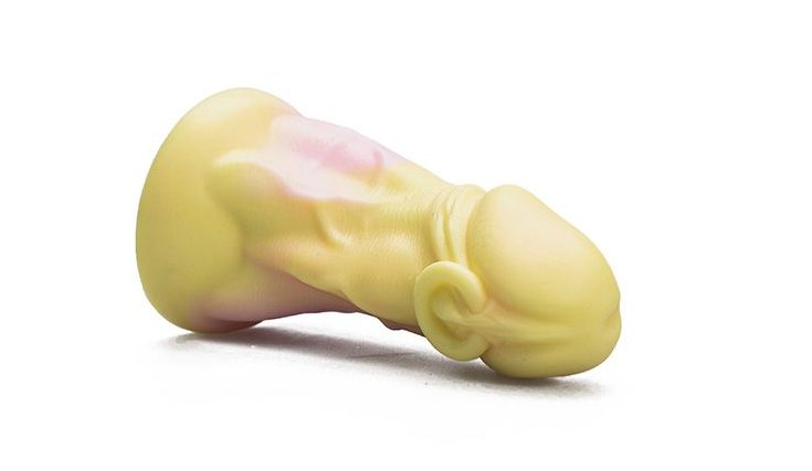 Revolt Pink Smash 05 Small ( diamter 4.5 cm, length 12 c... Kiotos - Smash #5 Non Realistic Dildo S - Yellow photo-3