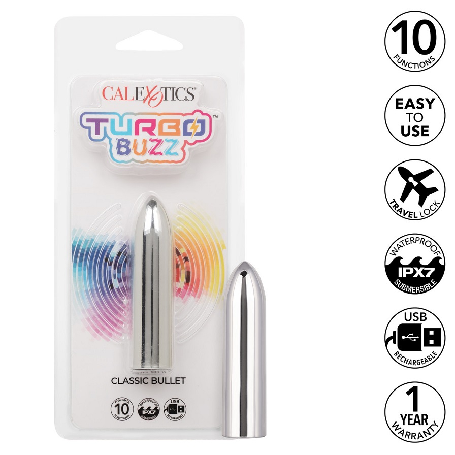 CEN - Turbo Buzz 充电式子弹形强力震动器 - 蓝色 CEN - Turbo Buzz 充电式子弹形强力震动器 - 蓝色 照片-8