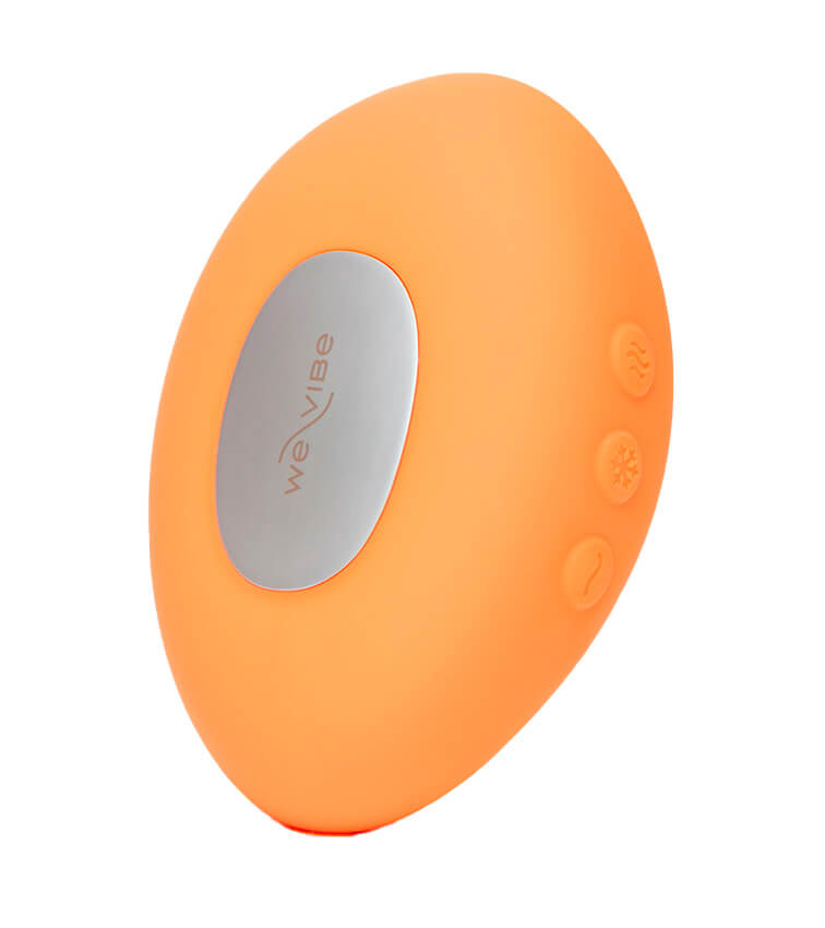 Temp 是一款貼面式(lay-on)振動器,設計為在身體表面提供溫度與振動的雙重感官刺激。它結合可即時加熱與降... We-Vibe - Temp 可調節冷熱感按摩器 - 橘紅色 照片-5