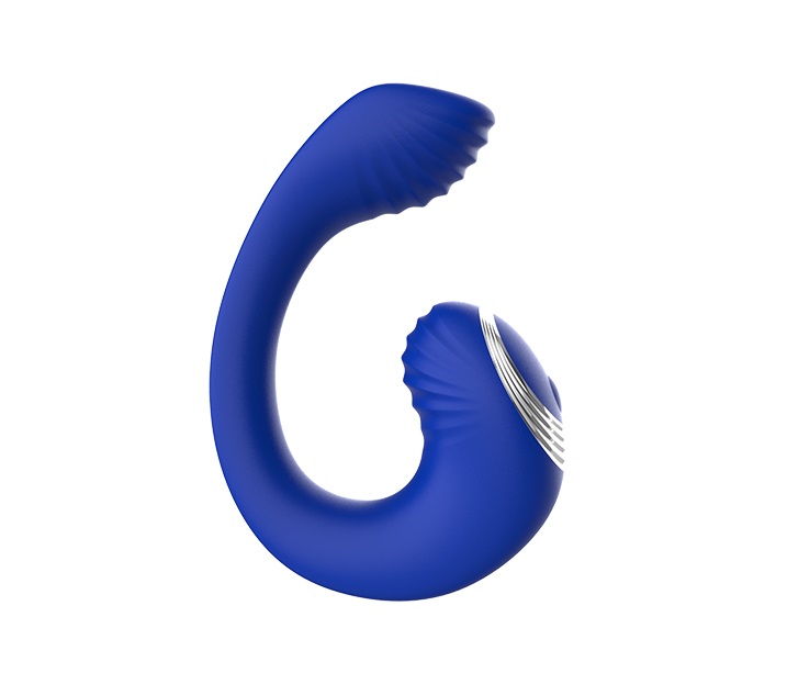9 Vibration Patterns, Rechargeable, Waterproof IPX6.
Materi... Chisa - Meteor G-Spot Vibrator - Blue photo-5