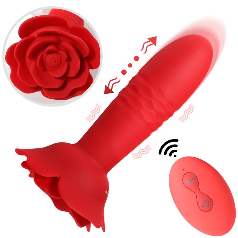 10 Kinds of vibration
10 Kinds of thrusting
Magnet Recharge... Secwell - Rose Thrusting Vibro Plug - Red photo-2