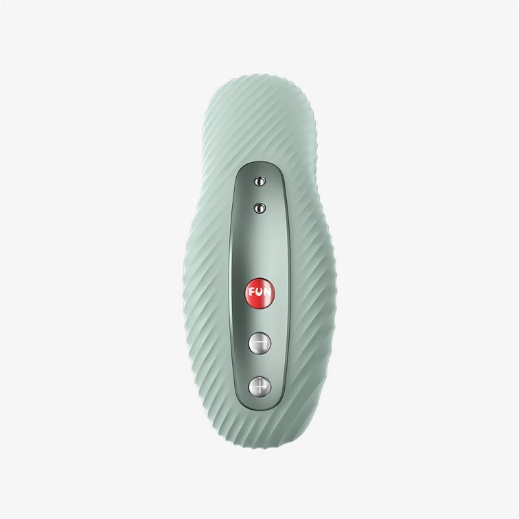 LAYA III was made to lay on the body hence the name with a g... Fun Factory - Laya III Massager - Sage Green photo-3