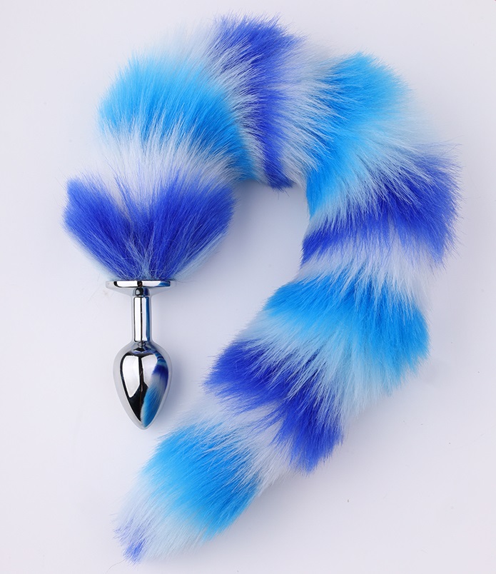 Foxtail four-piece set
Material: Aluminium alloy, artificia... MT - Tail Plug Set 4pcs - Blue/White photo-2