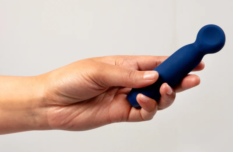 Meet Vita, a unique wand-tipped bullet whose rounded tip is ... Je Joue - Vita Bullet Vibrator - Blue photo-2