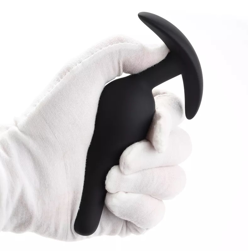 Silicone butt plug - great choice for man and woman MT - Anchor Anal Plug M - Black photo-2