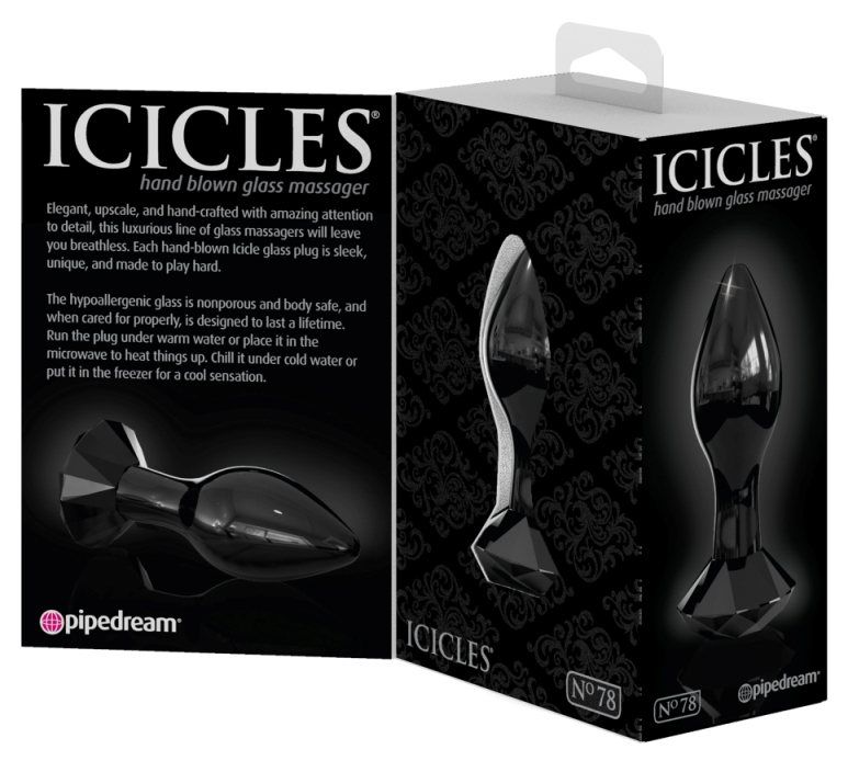 Elegant, upscale, and hand-crafted with amazing attention to... Icicles - Massager No 78 - Black photo-4