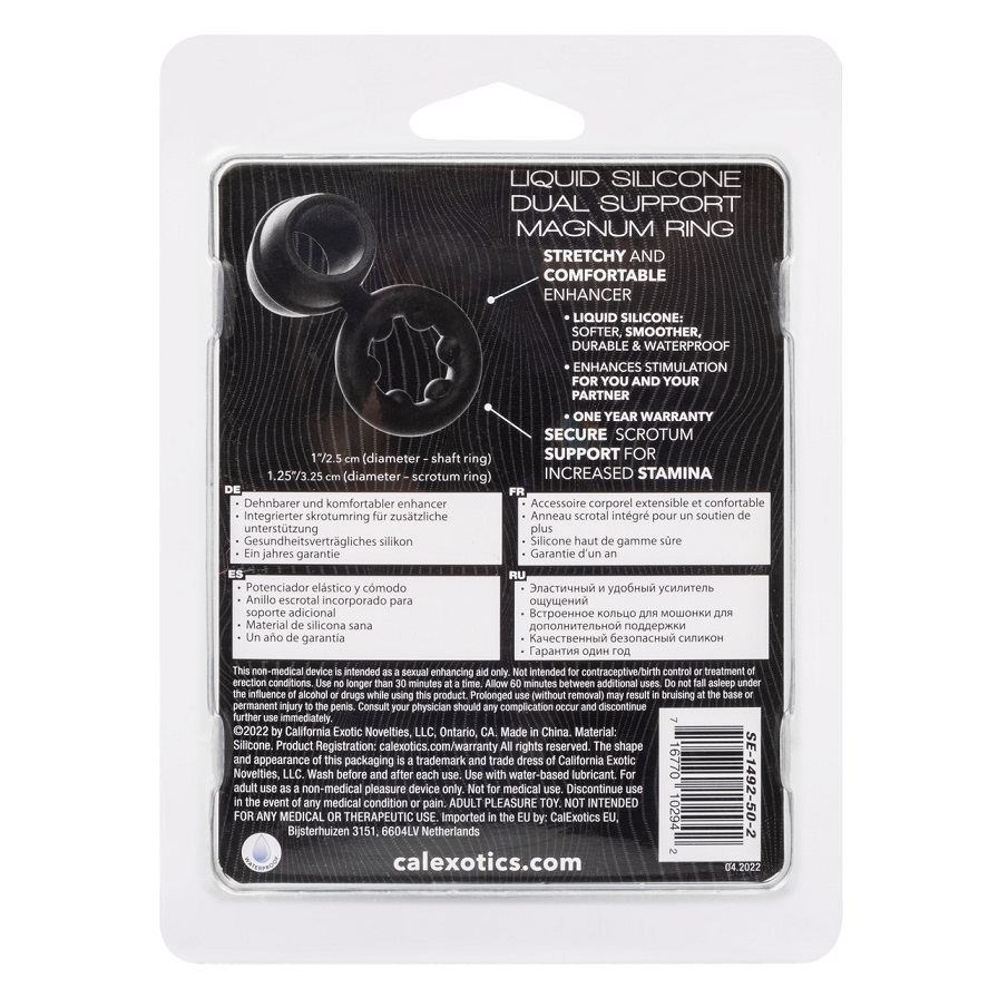 From bashful beginners to erotic experts, the Alpha Liquid S... CEN - Alpha Dual Magnum Ring - Black photo-10
