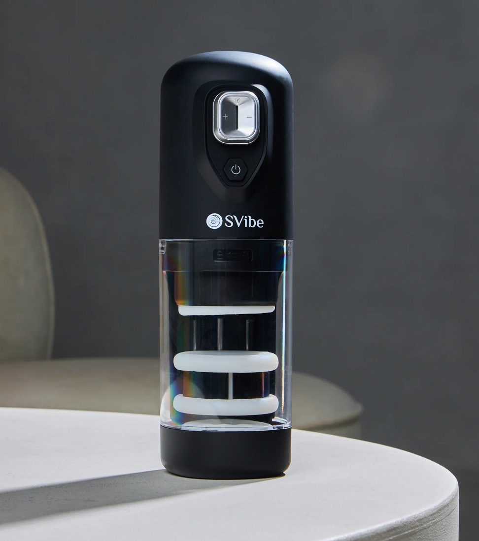 A spark is all it takes. This isn’t just about getting off -... SVibe - Ikon Spark Masturbator - Black photo-4