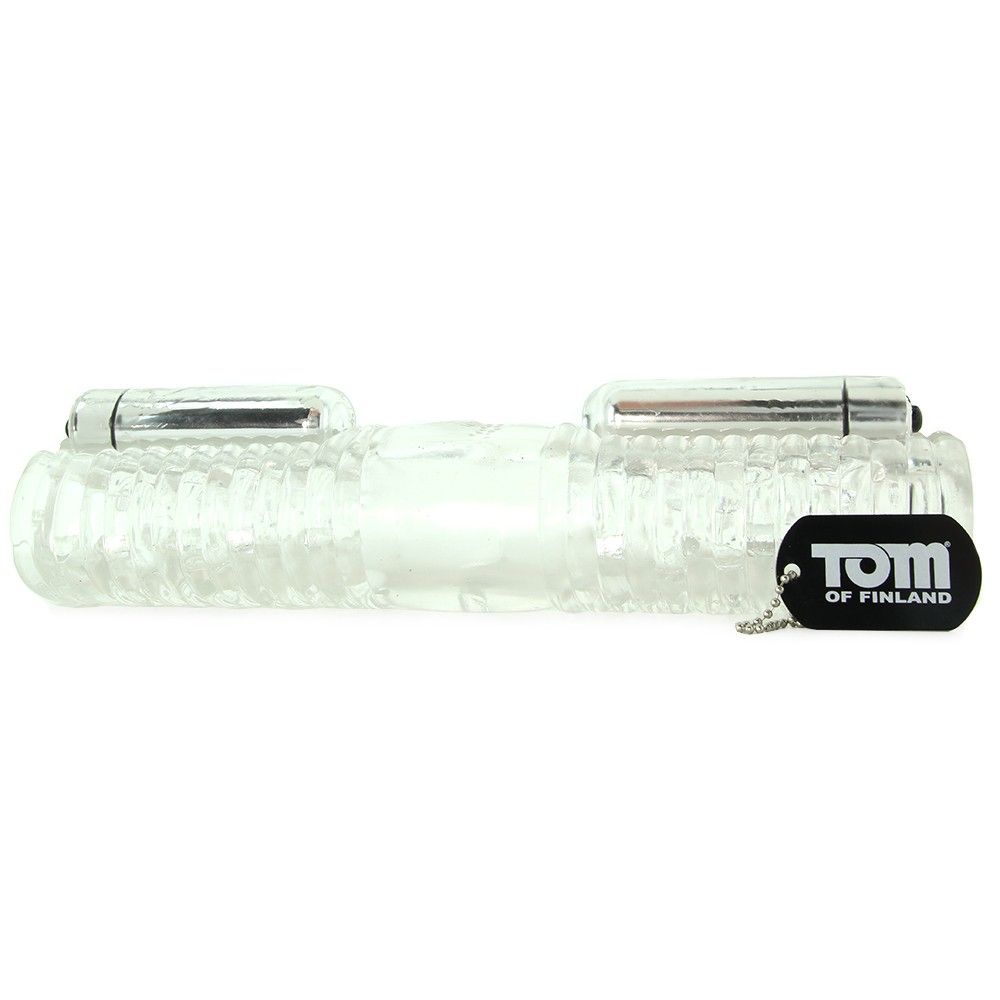 Go head to head with this vibrating double stroker.
Powerfu... TOF - Head to Head Vibrating Sleeve photo-7