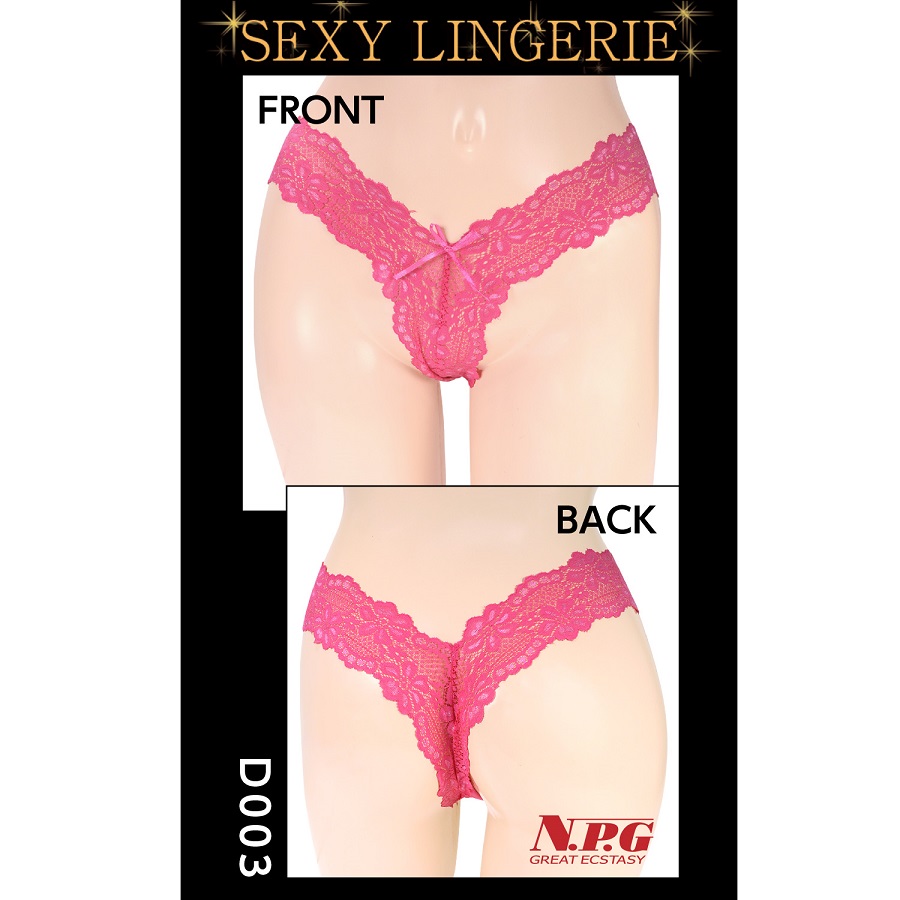 Sexy lace thong panties
Women's free size
Accessories:... NPG - D003 Sexy Panties - Pink photo-3