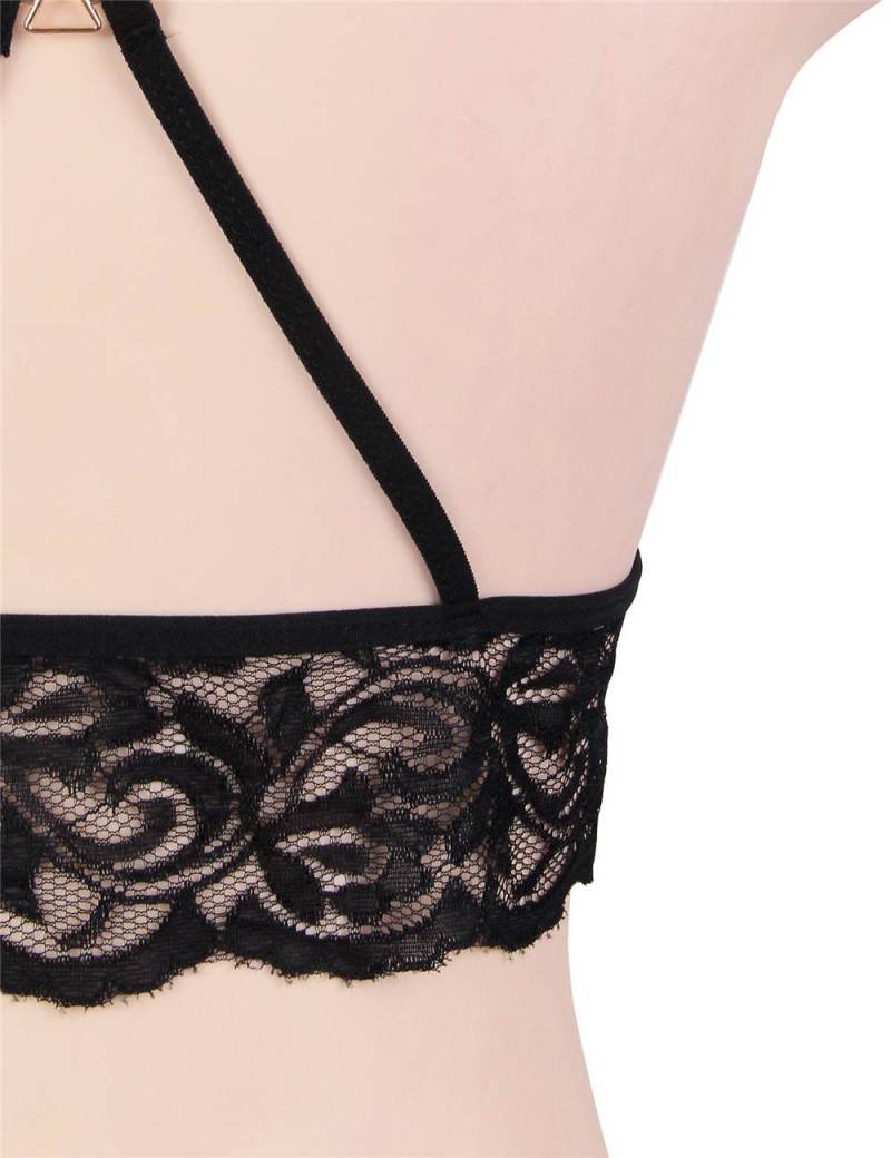 Lace Surrender Control Bra Set
Material &n... Ohyeah - Surrender Lace SM Set - Black - XL photo-7