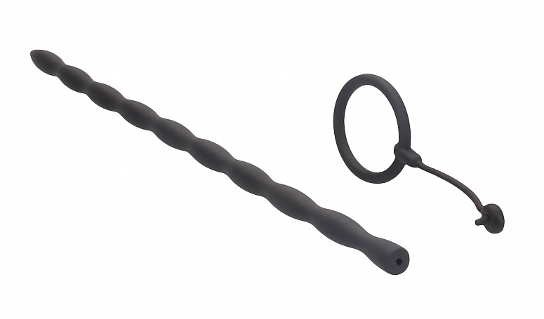 OUCH! Introduces a new line of toys for urethral explorers! ... Ouch - Urethral Plug w Cock Ring photo-3