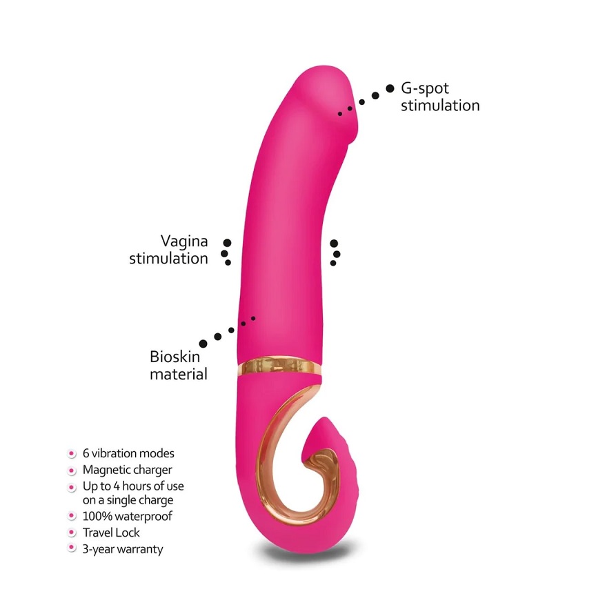 G-Jay mini is a vaginal vibrator and g-spot sex toy made of ... Gvibe - Gjay Mini - Wildberry photo-8