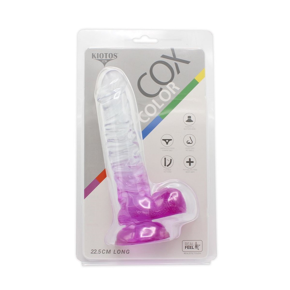 This special transparent dildo has an amazing color mix and ... Kiotos - Wave Dildo 04 - Purple photo-9