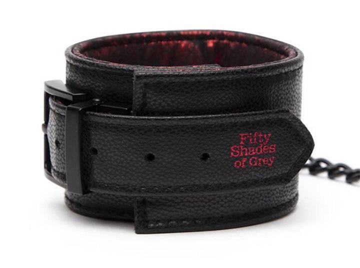 In celebration of a decade of erotic discovery and fulfillme... Fifty Shades of Grey - Sweet Anticipation Wrist Cuffs - Red photo-2