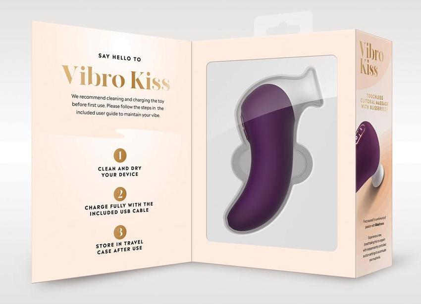 Leave yourself breathless with the Bodywand Vibro Kiss. Feat... Bodywand - Vibro Kiss - Purple photo-4