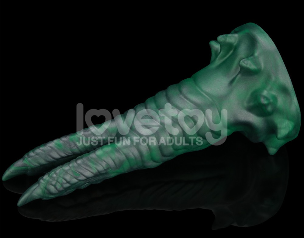 Introducing our uniquely designed fantasy dildo, the Savage ... Lovetoy - Savage Charm Vibro Dildo - Blue photo-7