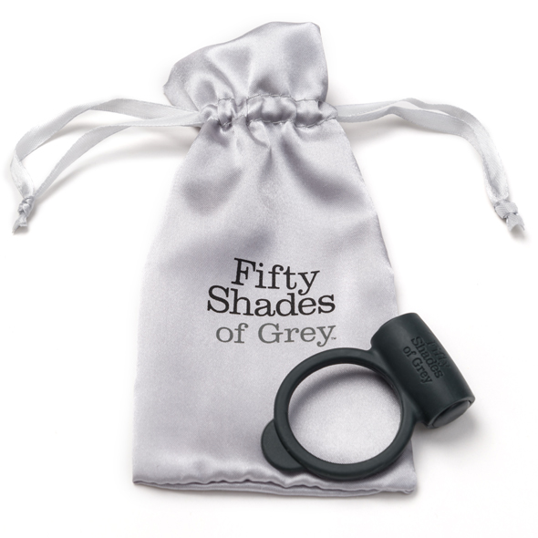 Shared pleasure and intensified stimulation for you both com... Fifty Shades of Grey - Vibro Love Ring - Black photo-3