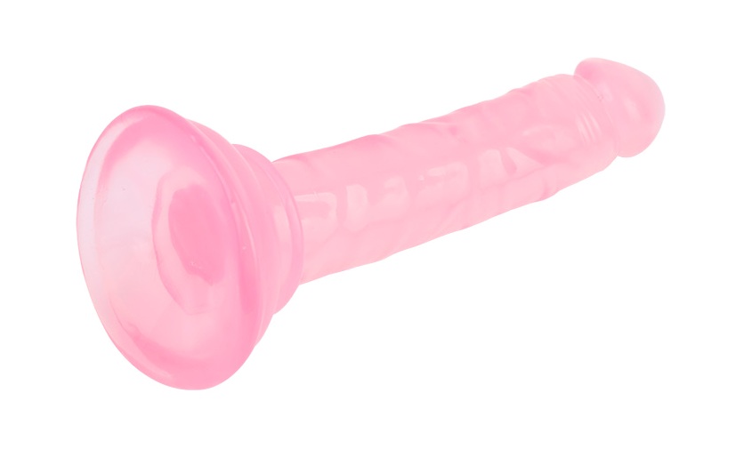 Anti-Bacterial, Better-Than-Real, Phathalate Free, Anal Trai... Chisa - 5.3" Mini Dildo - Pink photo-4