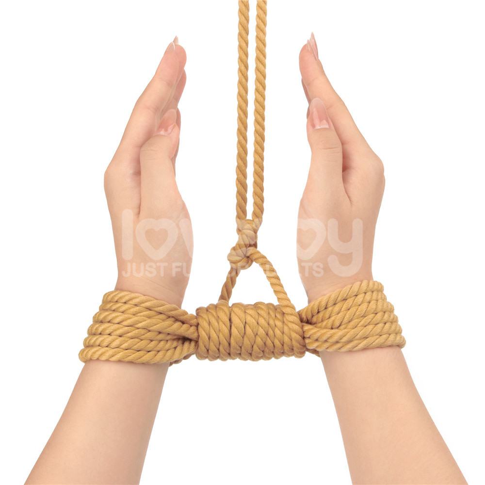 Connect on a more profound level with our Rebellion Reign Na... Lovetoy - Rebellion Reign Bondage Rope 10m - Natural photo-2