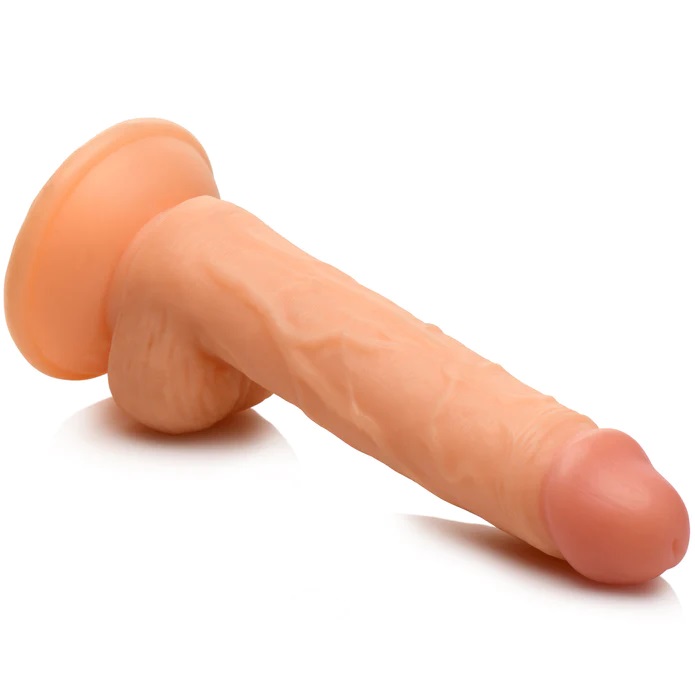 Dive deep with Swimming Simon's heavy, long pole! This r... Jock - 7" Swimming Simon Dildo w Balls - Flesh photo-4