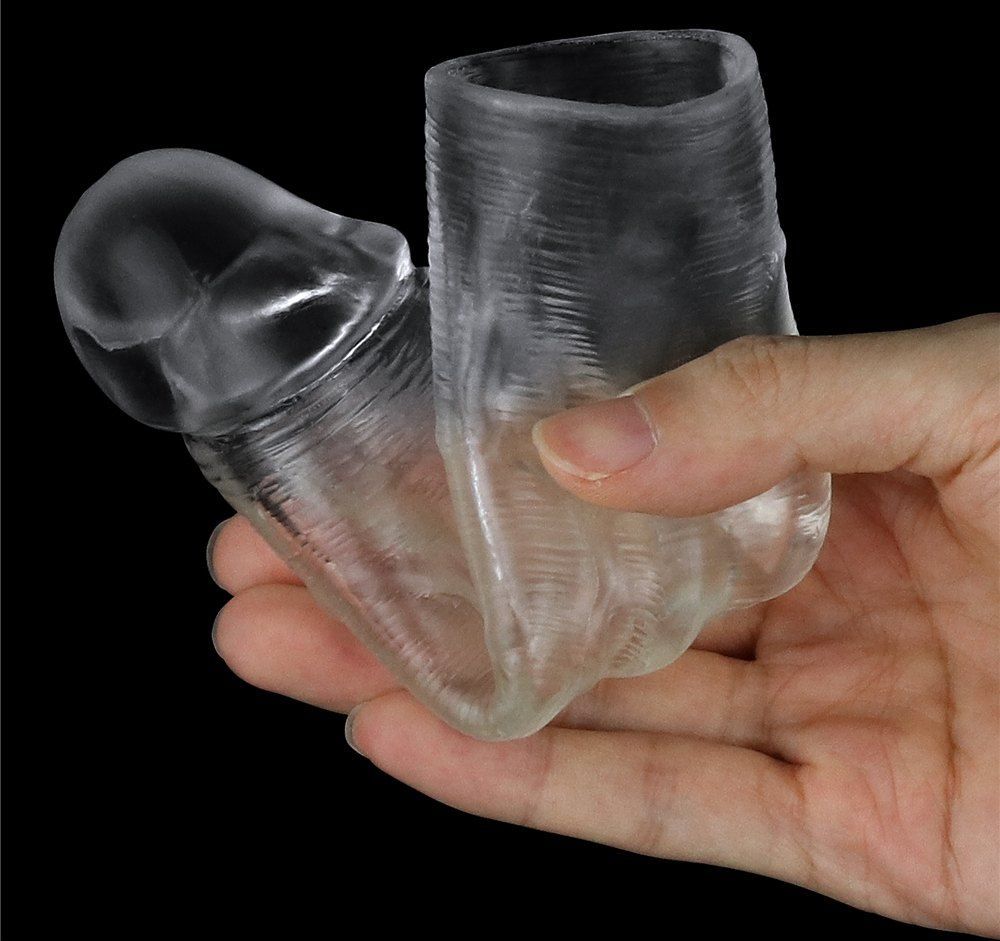 A sight for the most erotic of fantasies, LOVETOY shameless ... Lovetoy - Flawless Penis Sleeve Add 1'' - Clear photo-10