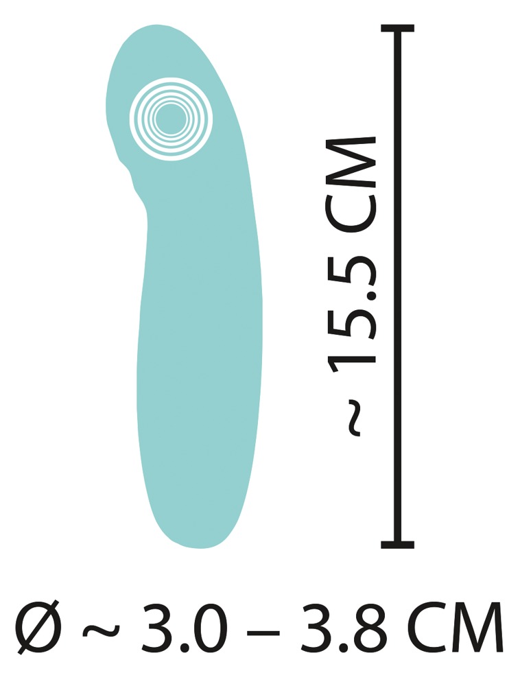 The cuddly little vibrator for great feelings of pleasure!
... Cuties - Mini G-Spot Vibrator - Turquoise photo-9
