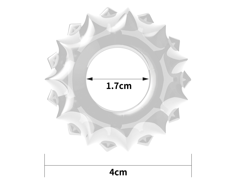 Lovetoy Power Plus cockring can power up your performance an... Lovetoy - Bottle Top Ring - Clear photo-5
