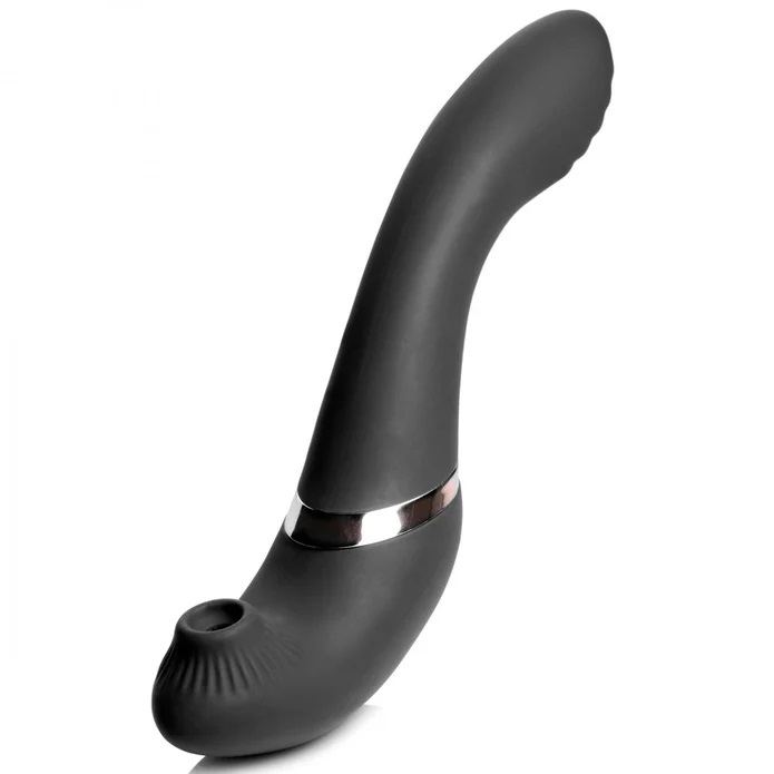 This toy gives you the option of having vibration and penetr... Inmi - Shegasm Swivel Sucker Vibe - Black photo-5