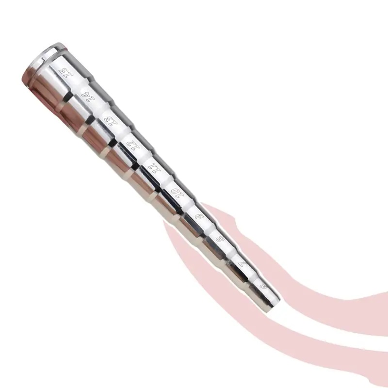 Material: 304 Stainless steel
Min. diameter: 6 mm
Maximum di... FAAK - Horse Eye Penis Plug 6mm - Silver photo-3