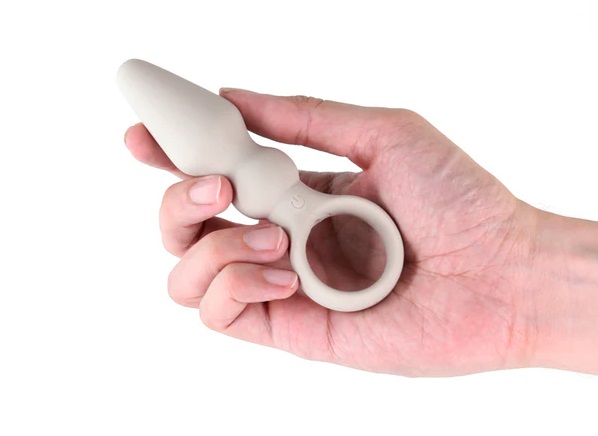 Explore new dimensions of pleasure with Lust-n-Dreams Bossa,... NS Novelties - Bossa Vibro Plug w Ring - Fog photo-2