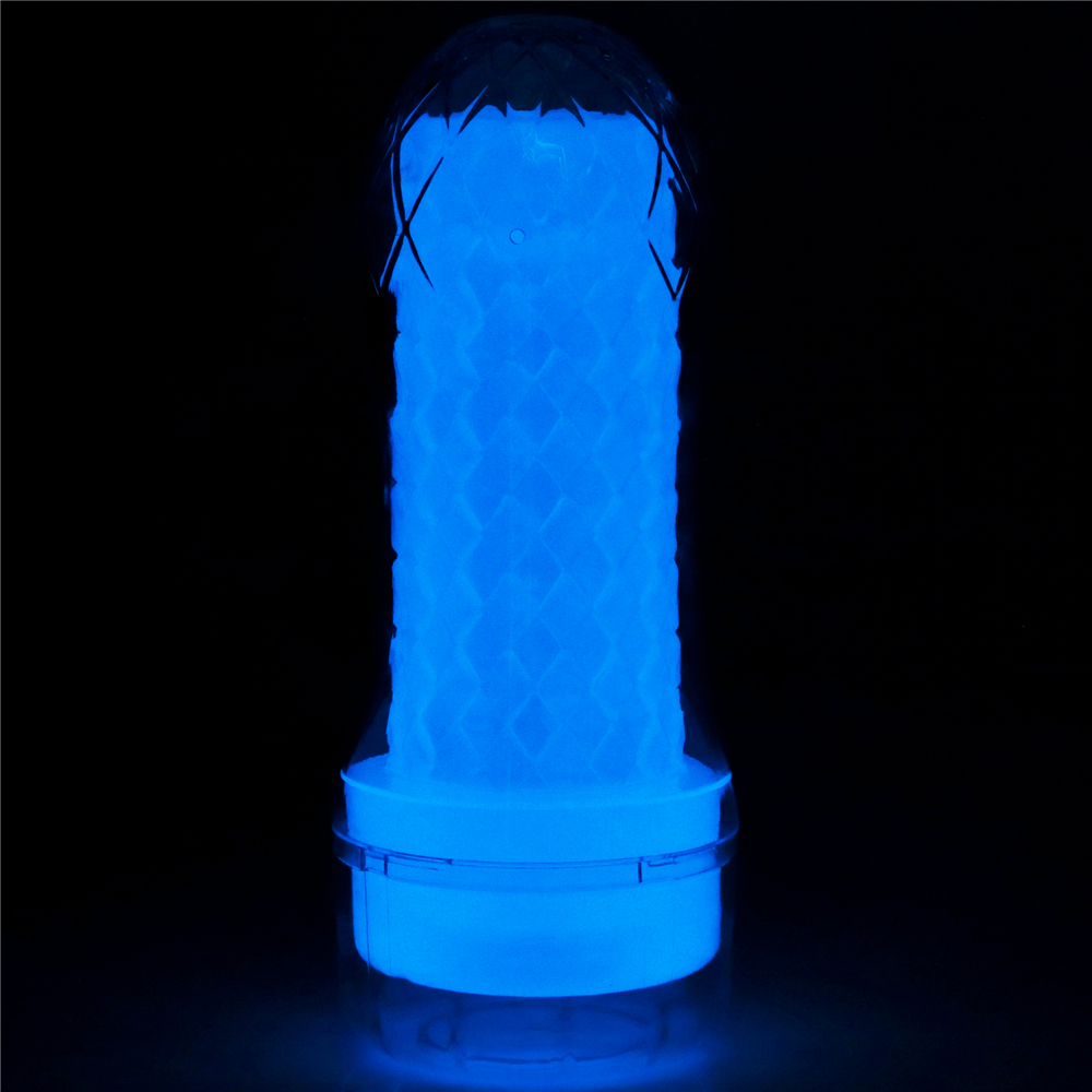 Illuminate your darkest pleasures with Lumino play masturbat... Lovetoy - Lumino Play Ribbed Masturbator - Clear photo-8
