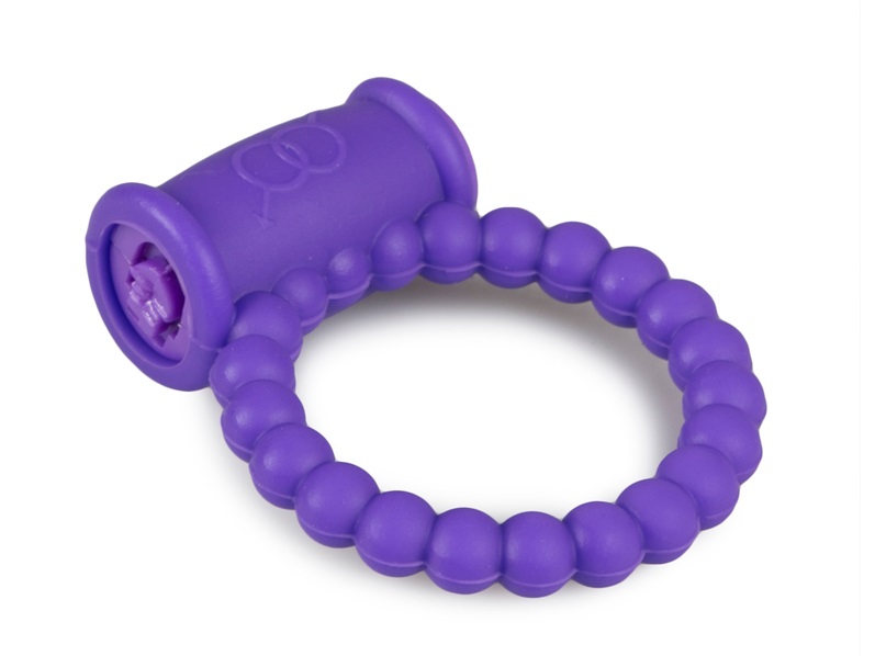This naughty purple ring brings pleasure to him and her! He ... Easytoys - Vibro Cockring - Purple photo-2