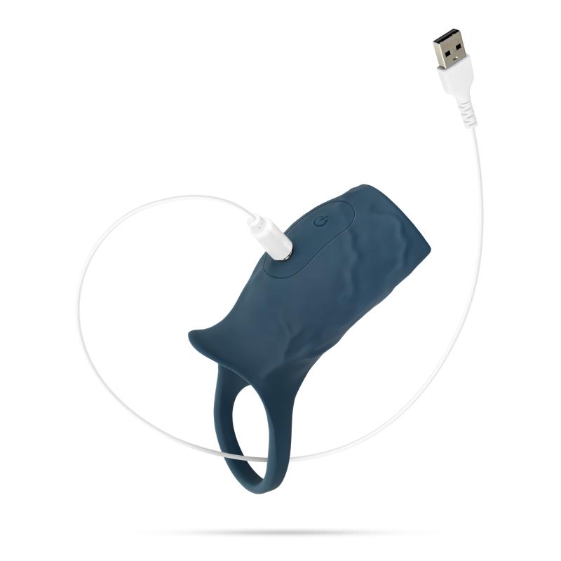 Take your stamina and sensation to the next level with this ... Boners - Vibro Penis Sleeve - Blue photo-7