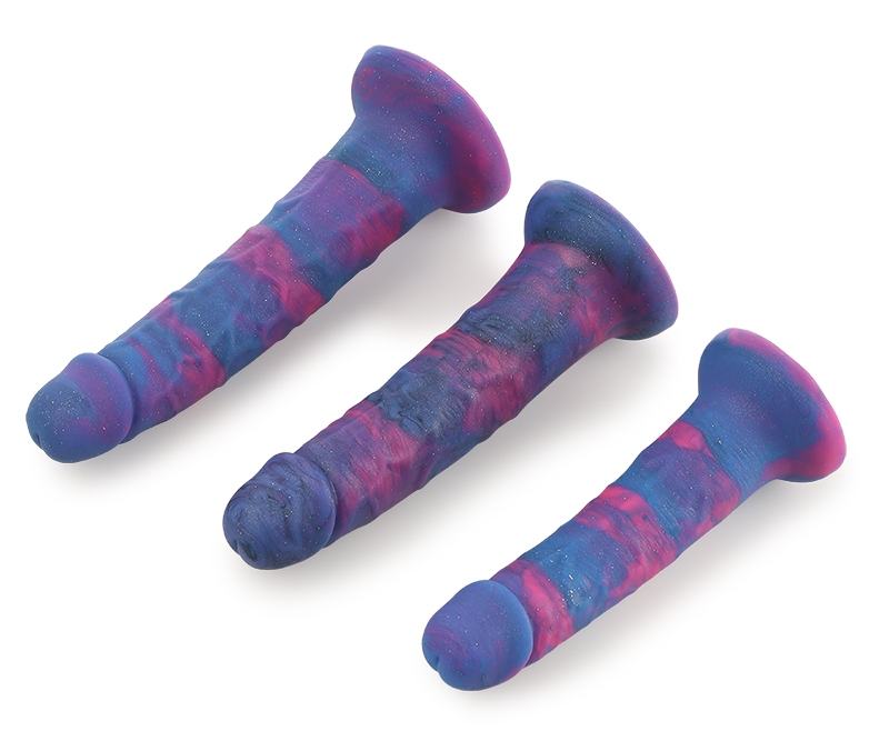 This Dildo is made of a unique galaxy color, sci-fi but very... MT - Starlight Dildo M - Purple photo-6