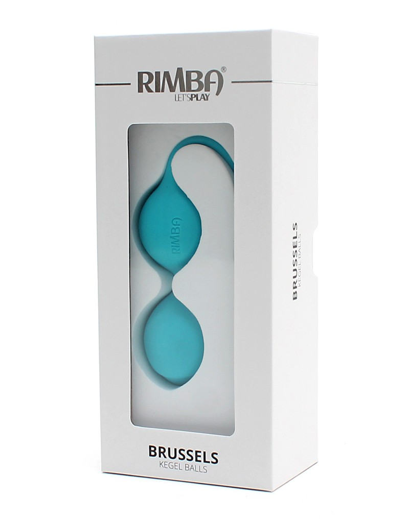 These small shaped kegel balls help you to train your pelvic... Rimba - Brussels Kegel Balls 30mm - Blue photo-6