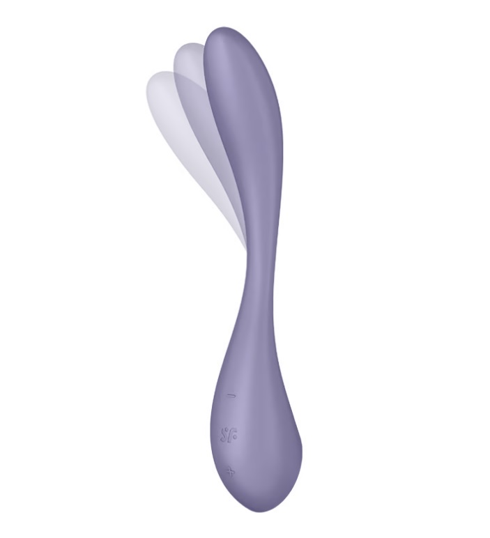 The G-Spot Flex 5 Connect App offers flexible fun and a supe... Satisfyer - Flex 5 Plus G-Spot Vibrator - Lilac photo-3