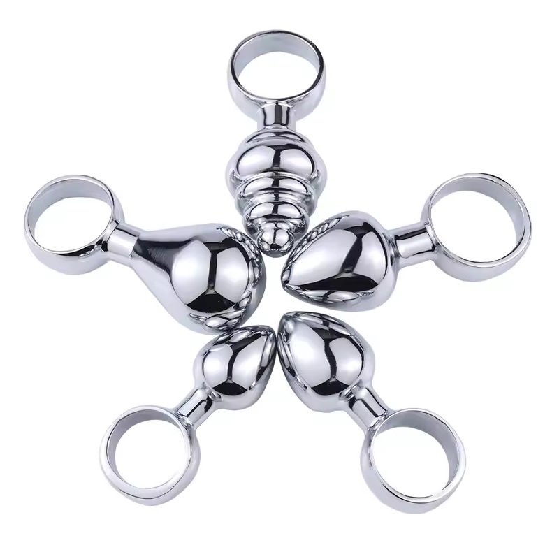 Tiny spiral metal anal plug with ring
Material: Aluminium a... MT - Tiny Spiral Butt Plug w Ring - Silver photo-6