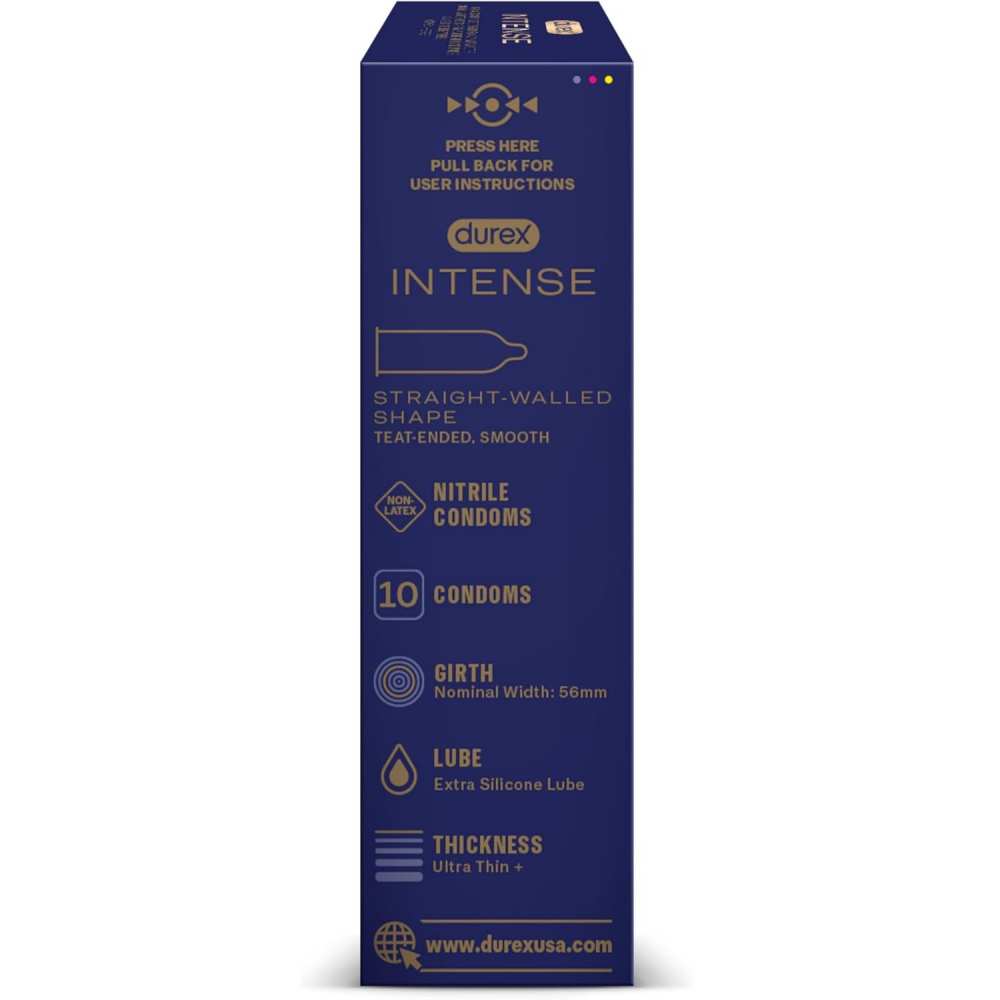 Meet the first and only male nitrile condom in the world: Du... Durex - Intense Nitrile Condoms 10's Pack photo-8