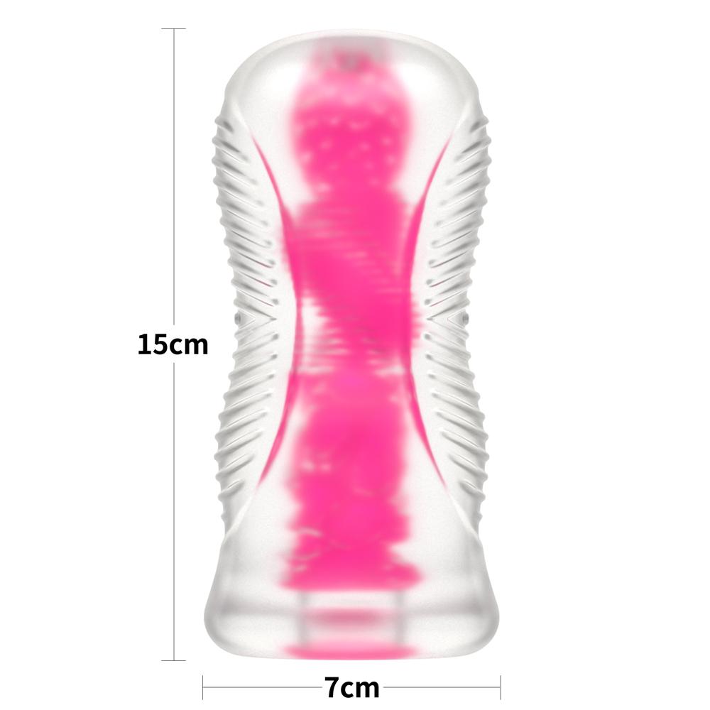 Illuminate your darkest pleasures with Lumino play masturbat... Lovetoy - 6" Lumino Play Masturbator - Pink photo-10