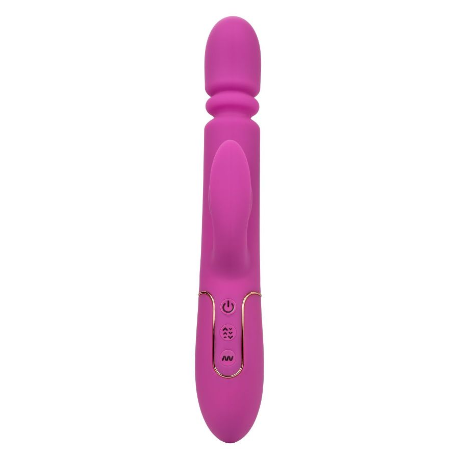 The power of a sex machine in the palm of your hand – now th... CEN - Shameless Slim Player Thrusting Vibe - Purple photo-3