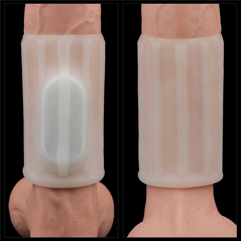 Knights Ring is a great choice for individuals and partners ... Lovetoy - Knights Ridge Vibro Ring - White photo-5